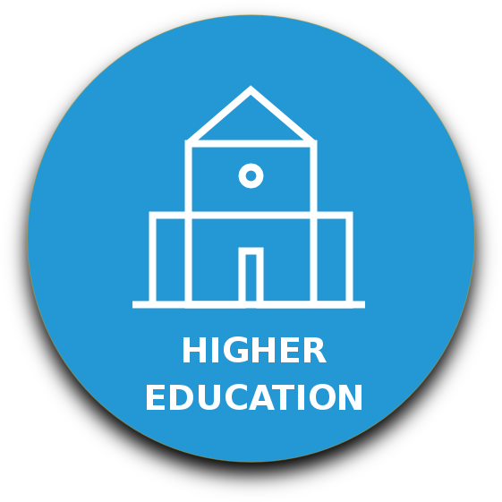 Higher Education Circle Icon - Higher Education Icon (571x571)