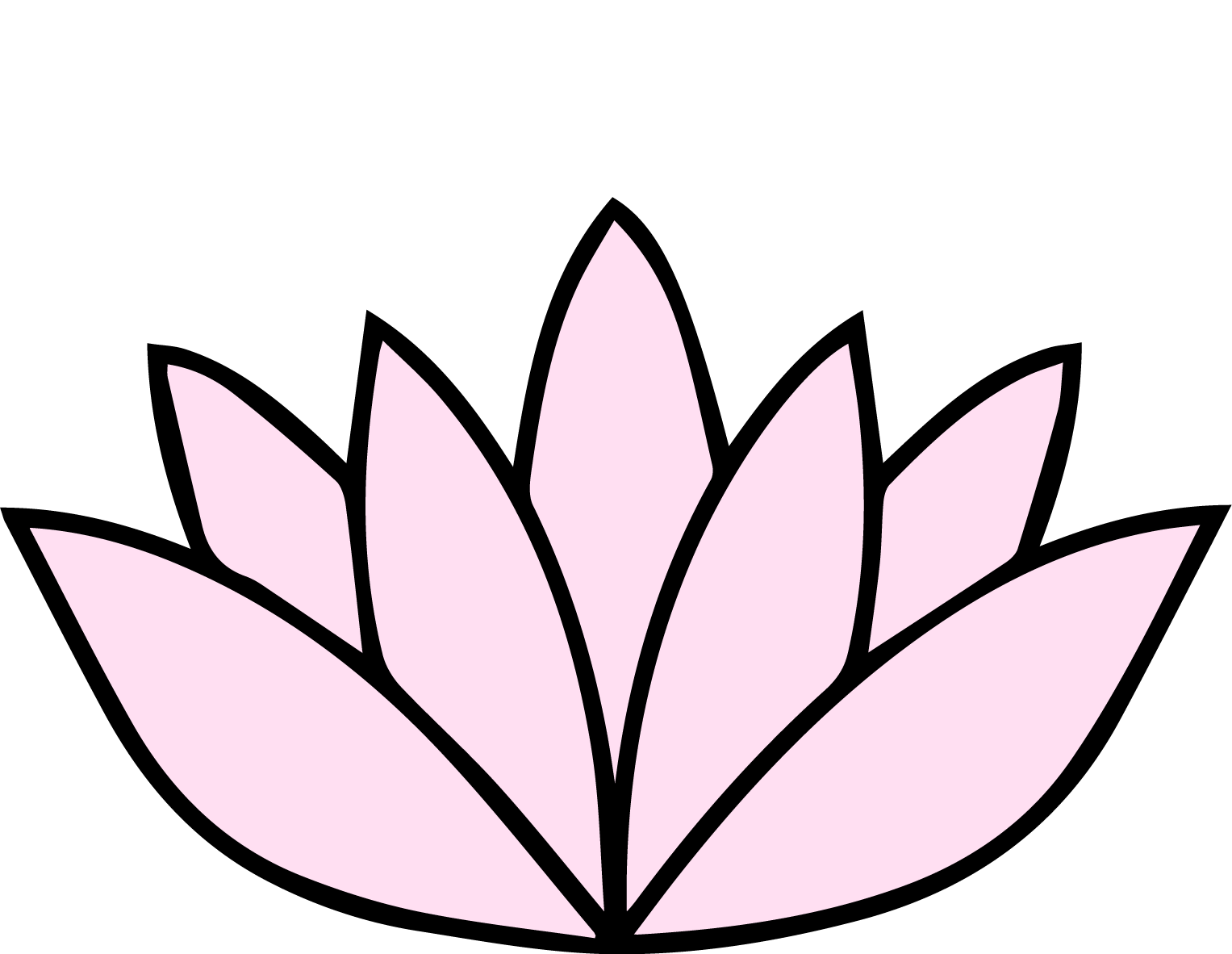 Lotus Blossom Symbol - Draw Easy Lotus Flower (1527x1182)