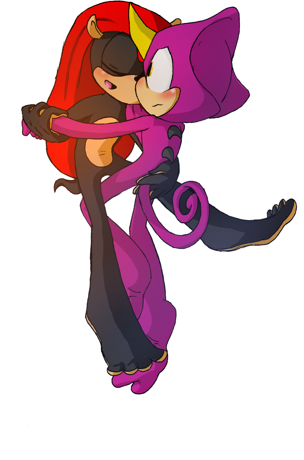 I Can Show You The Woooooorld By Heyerika - Espio X Mighty (1024x1626)