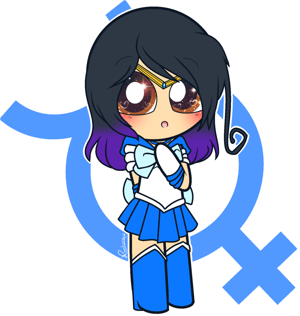 Ana Cosplaying As Sailor Mercury By Nini-the - Sailor Mercury (1024x1019)