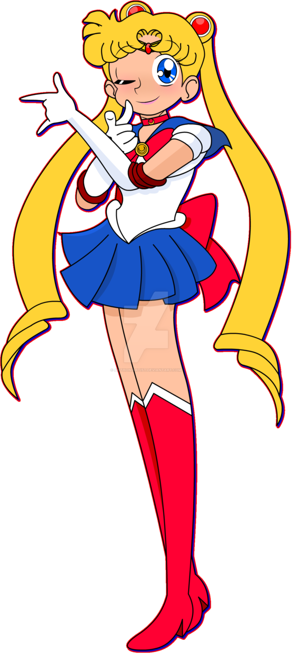 Sailor Moon [90s Anime Remaster] By Anthoniartist - Anime (598x1336)
