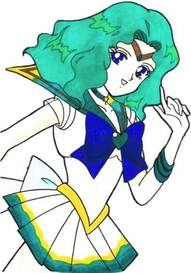 Super Crisis Sailor Neptune - Sailor Neptune (423x586)