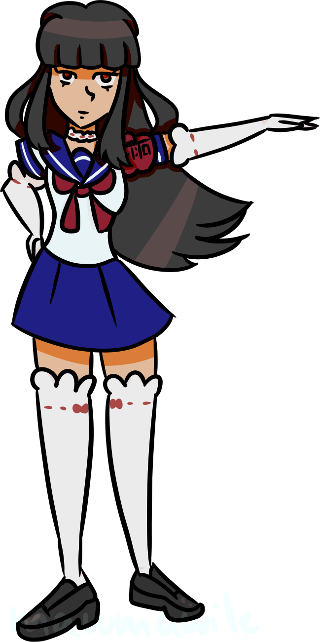 Student Council President By Mawmawile - Student Council In Yandere (649x1300)