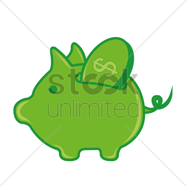Piggy Bank Dollar Sign Icon Premium Green Round Button - Little Frog Prince (600x600)