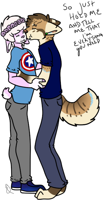 I'd Rather Freeze In Your Arms, - Cartoon (337x641)
