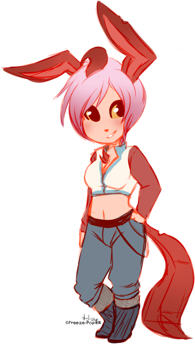 Hana By Freeze-pop88 - Cartoon (722x1106)