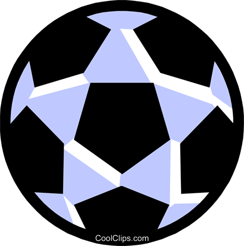 Bola De Futebol Livre De Direitos Vetores Clip Art - Soccer Ball Clip Art (476x480)