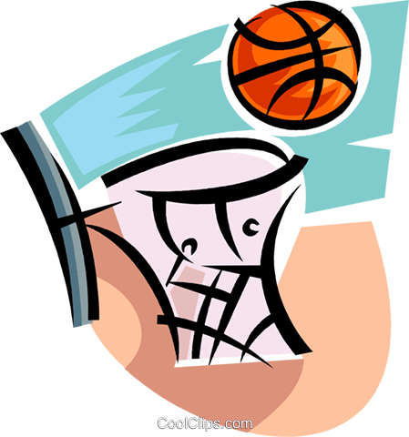 Rede E Bola De Basquete Livre De Direitos Vetores Clip - Rede E Bola De Basquete Livre De Direitos Vetores Clip (449x480)