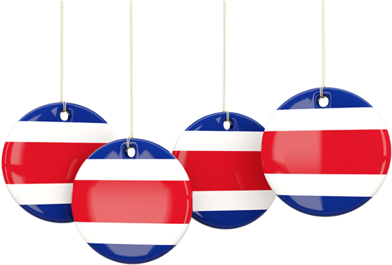 Illustration Of Flag Of Costa Rica - Flag Of Costa Rica (640x480)