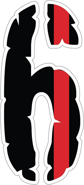 Watch Your 6 Decal For Firefighters - Border Patrol Decal (273x600)