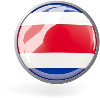 Illustration Of Flag Of Costa Rica - Emblem (640x480)