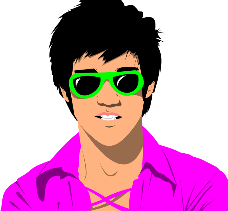 Bruce Lee Cartoon - Bruce Lee Cartoon Face (800x694)