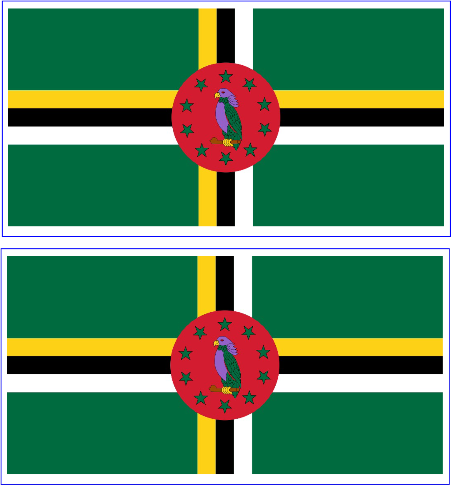 Dominica Flag - Dominica Flag (1736x2455)