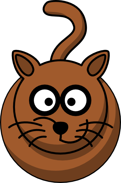 Cartoon Cat Simple (396x597)