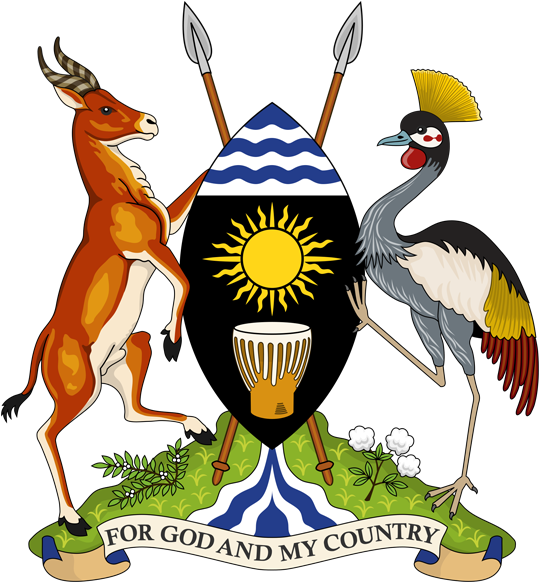 Conference And Exhibition Theme - Coat Of Arms Of Uganda (584x624)