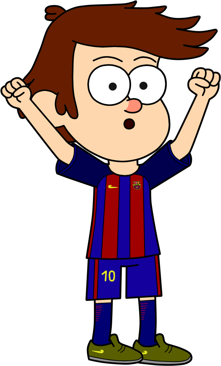 Dipper Fan Of Barcelona Fc By Marc-24 - Cartoon (1024x1348)