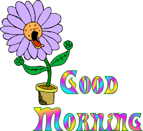 Song Sparrow Clipart Good Morning - Gif Good Morning Good (478x436)