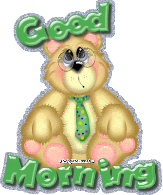 Good Morning Teddy Bear (335x400)