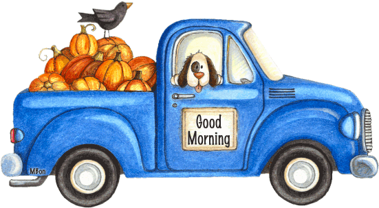 Fall Good Mornings - Good Morning Car Gif (558x324)