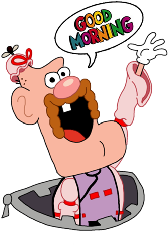 Good Morning Plants Vs - Uncle Grandpa (600x838)