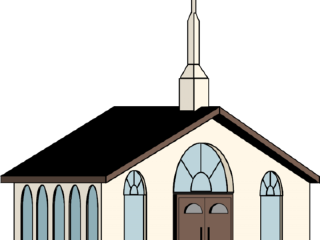 Religious Clipart House - Church Clipart Transparent Background (640x480)