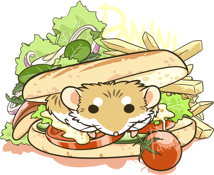 Panini Sandwich By Pawlove-arts - Panini Sandwich By Pawlove-arts (768x768)