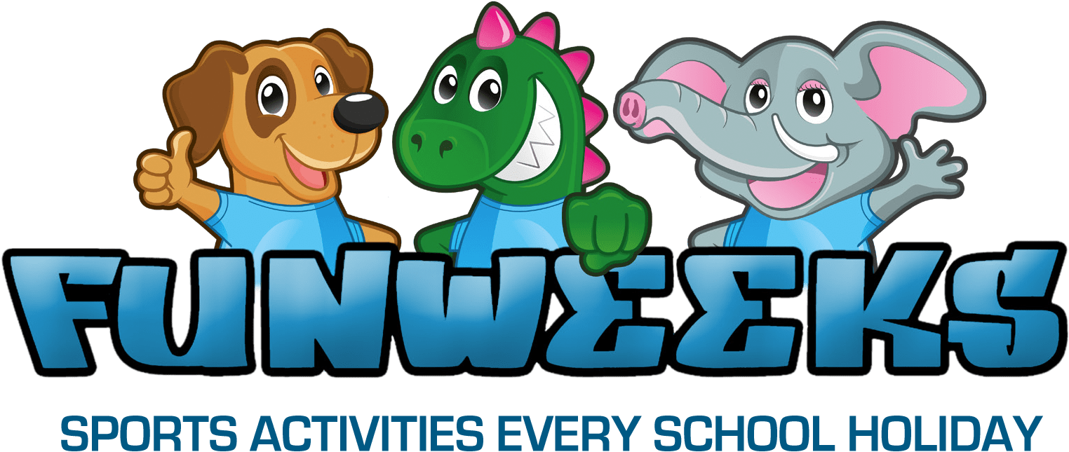 Sports Activities Every School Holiday - Cartoon (1800x714)