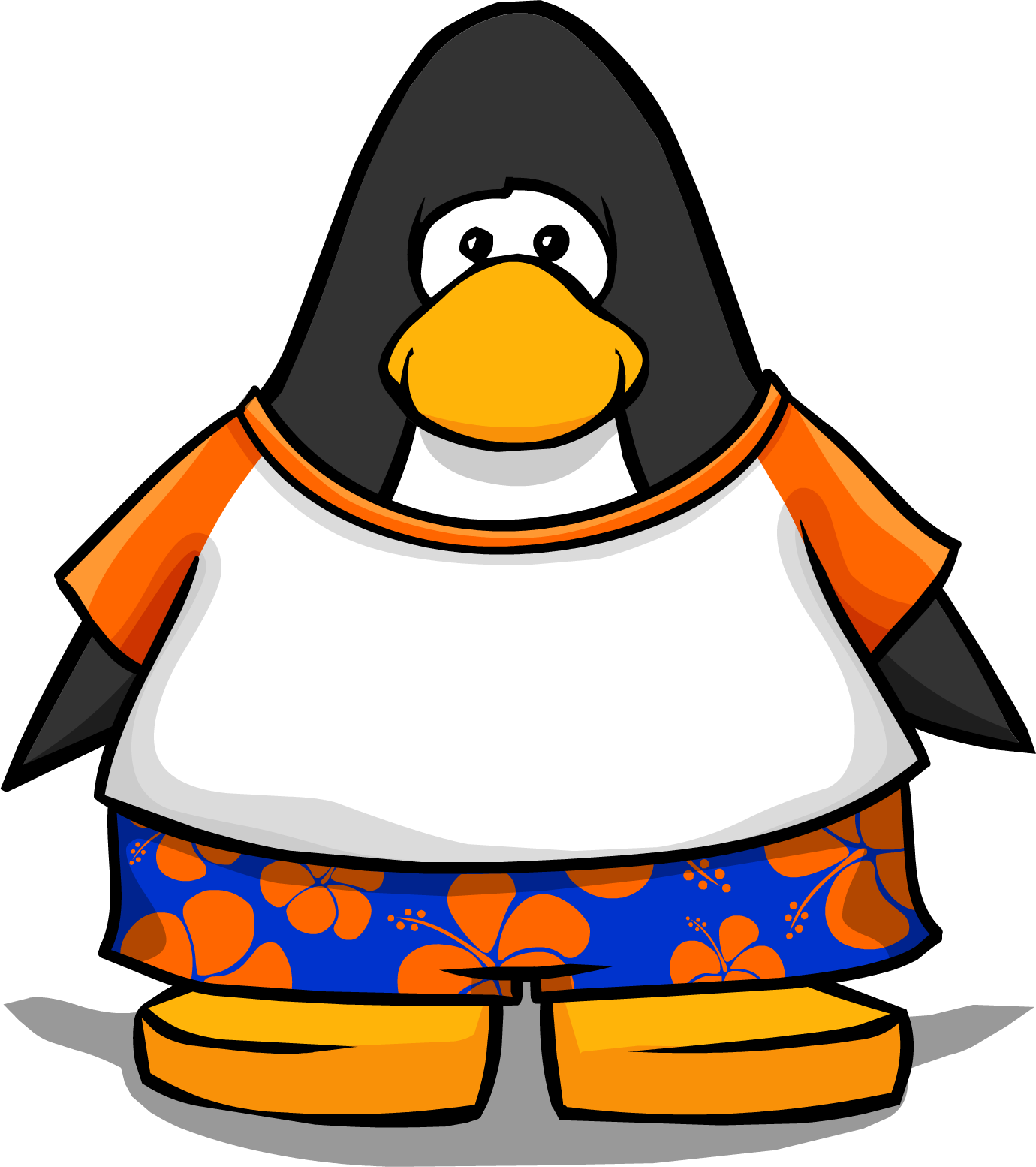 Hawaii Clipart Penguin - Club Penguin Bling Bling Necklace (1380x1554)