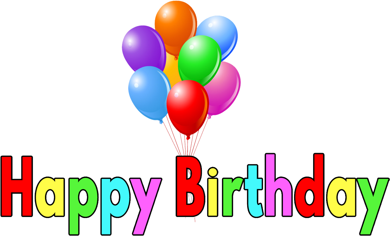 Birthday Cake Clip Art - Teddy Bear Holding Balloons (1920x1200)