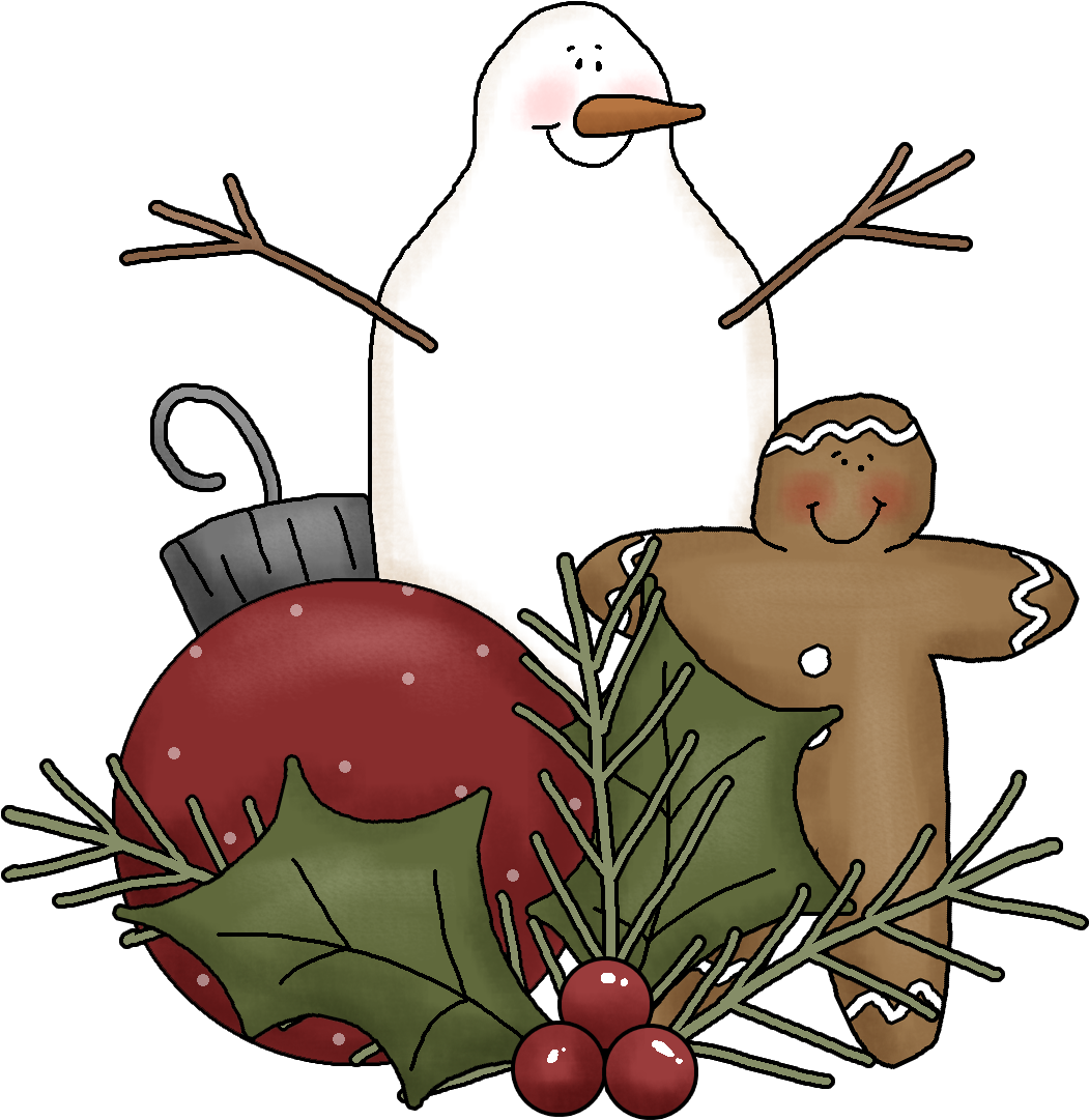 School Holiday Fun - Christmas Craft Clip Art (1101x1121)