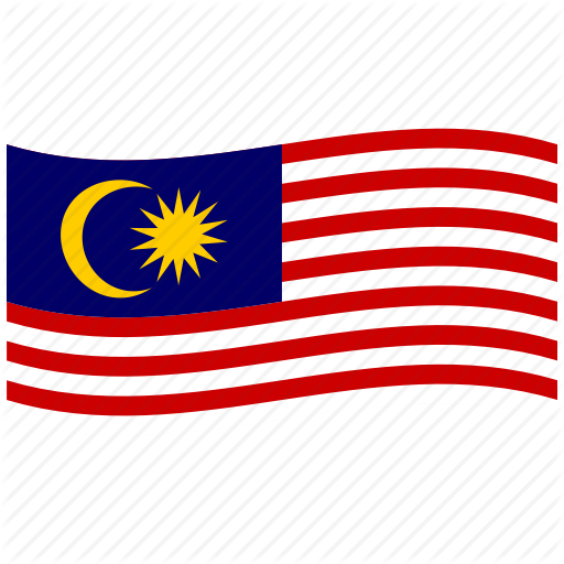 Gemilang, Jalur, Malaysia, Malaysian Flag, My, Waving - Malaysia Flag (512x512)