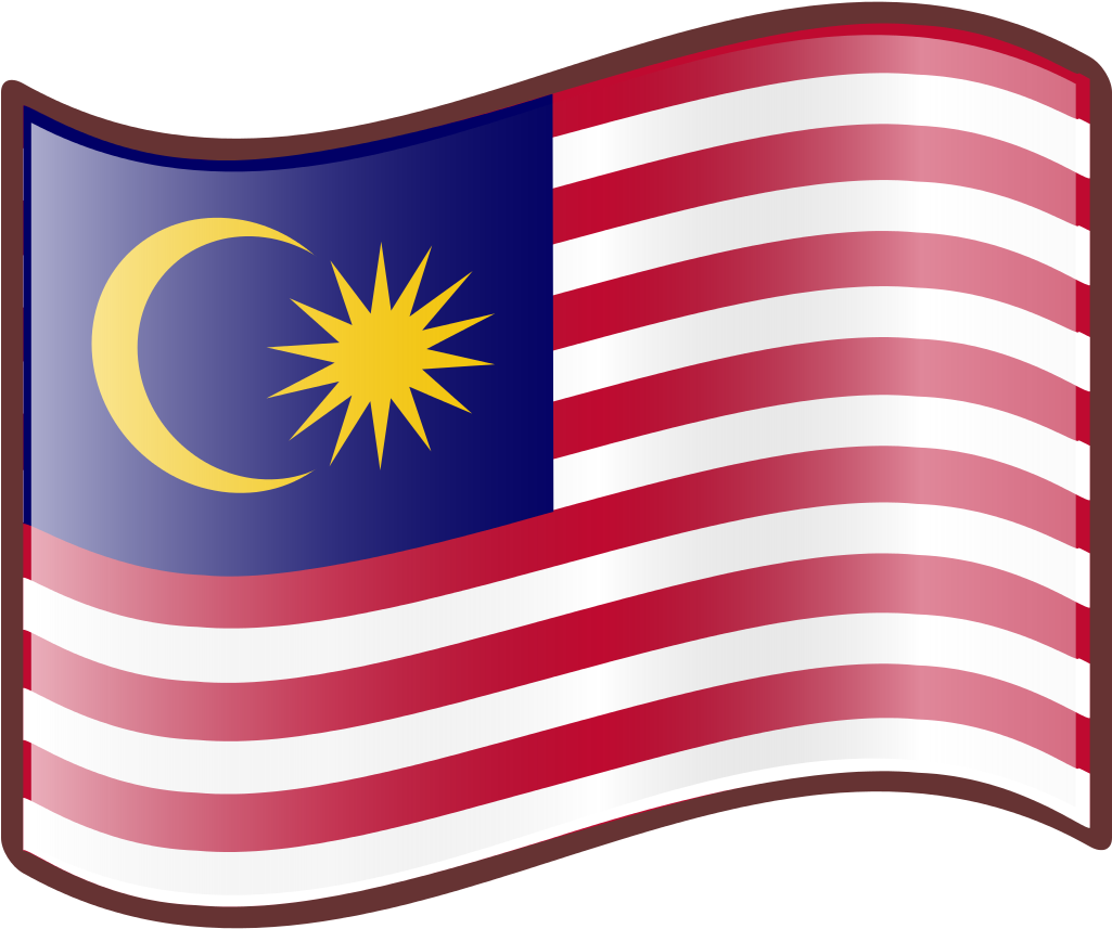 Malaysia Wave Flag Image - Malaysia Flag Svg (1024x1024)