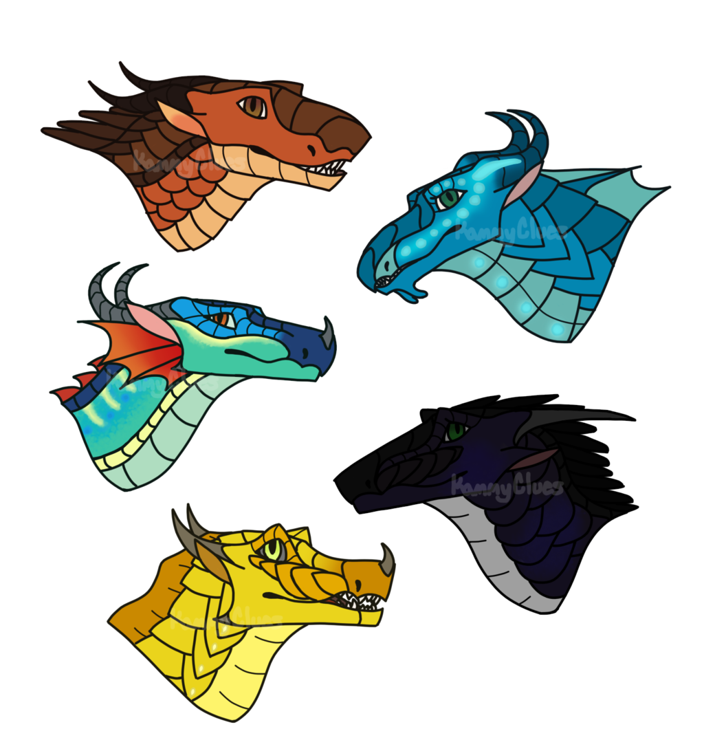 Dragonets Of Destiny By Kammyclues Dragonets Of Destiny - Art (1024x1076)