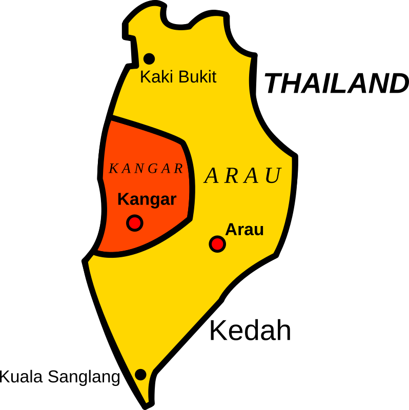 Medium Image - Map Of Perlis Malaysia (798x800)