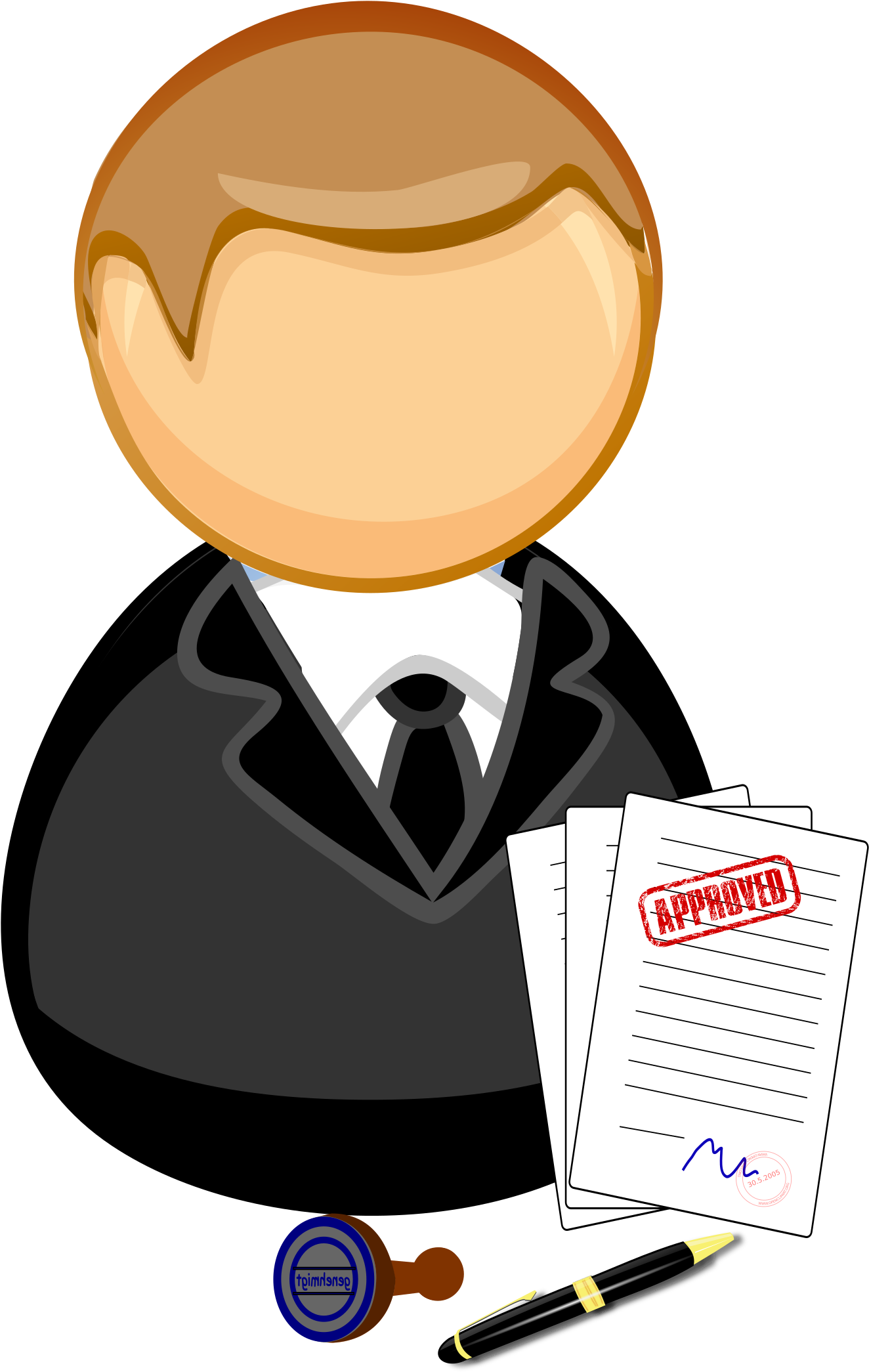 Customer Clipart Clerk - Secret Agent Svg (1449x2400)