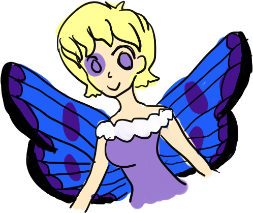 Drawn By Adventurously - Fairy (559x461)