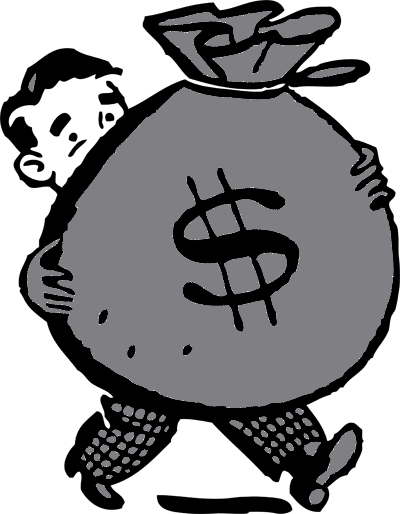 Previous Image - Man Holding Money Bag (400x514)