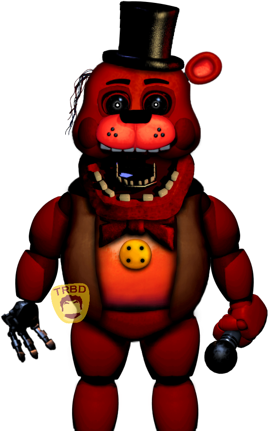 Toy Redbear By Therealboreddrawer - Fnaf Red Bear (569x900)