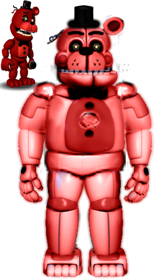 Funtime Redbear By Reizosaurus-64 - Fnaf Funtime Redbear (318x571)