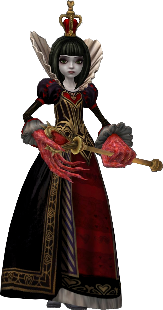 Queen Of Hearts - Alice Madness Returns Red Queen (658x1213)