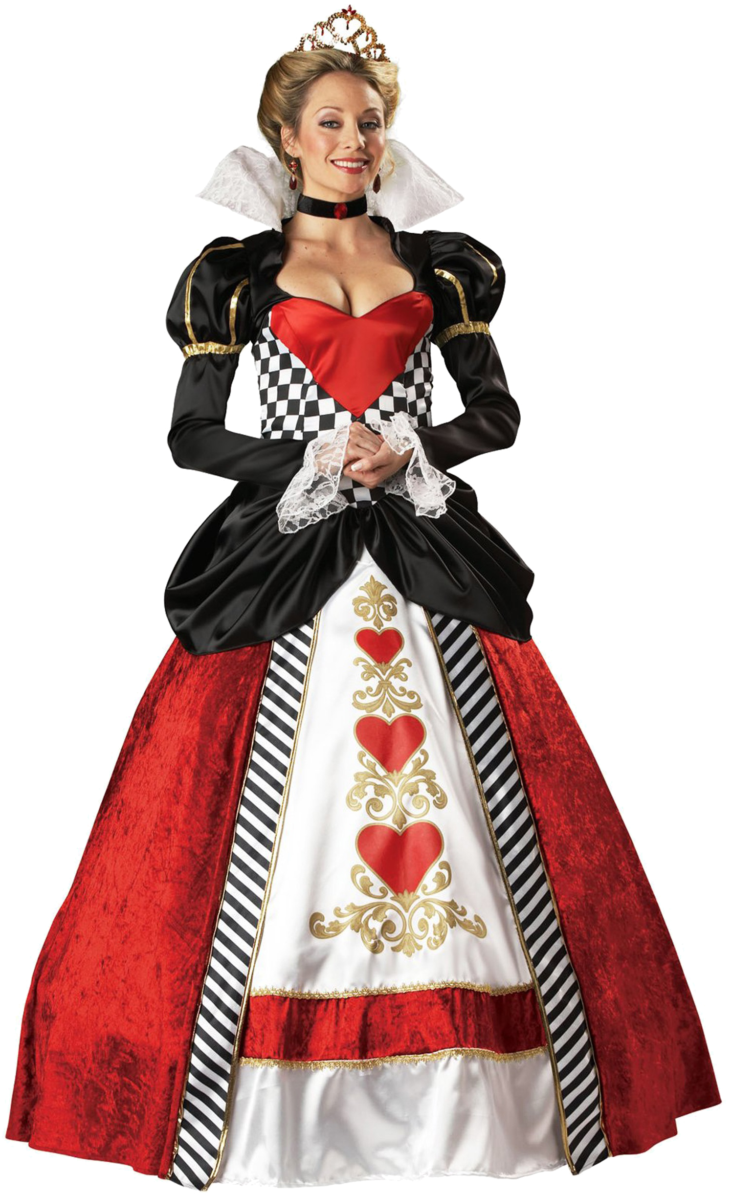 Queen Of Hearts Alice's Adventures In Wonderland Costume - Book Week Costumes Adults (1750x2500)