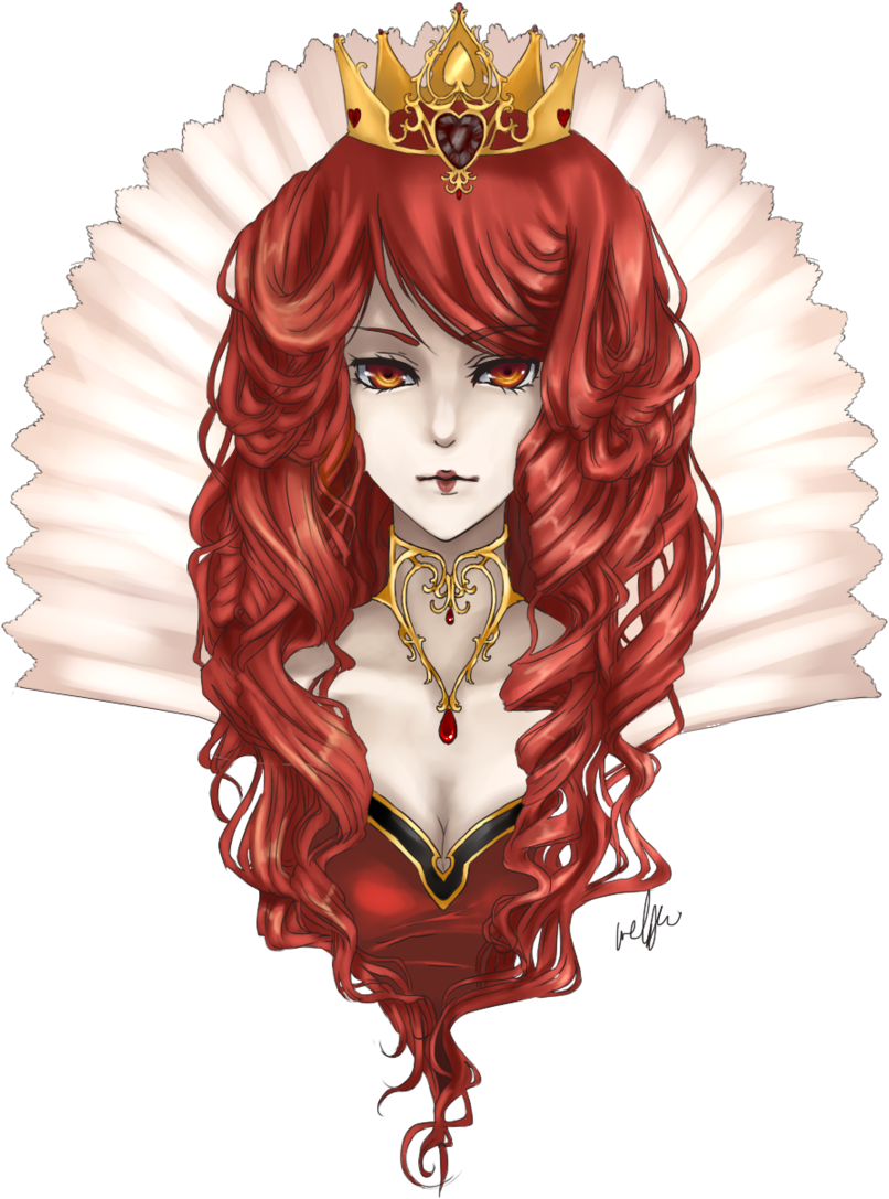 Queen Of Hearts By Seojinni Queen Of Hearts By Seojinni - Alice In Wonderland Queen Of Hearts Fanart (900x1134)