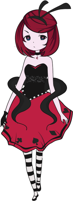 Alice In The Wonderland The Red Queen Card Hearts Red - Illustration (576x792)