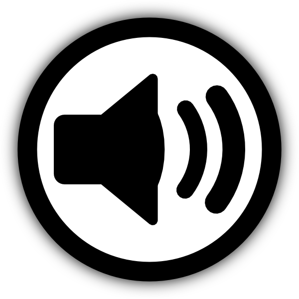 Noisy Clipart - Audio Speaker Long Sleeve T-shirt (600x600)