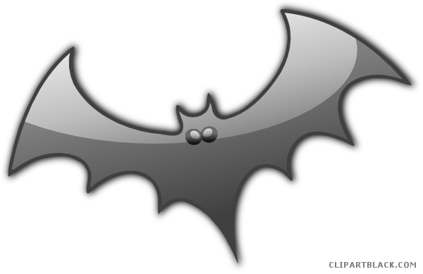 Bat Animal Free Black White Clipart Images Clipartblack - Orange Bat (600x389)