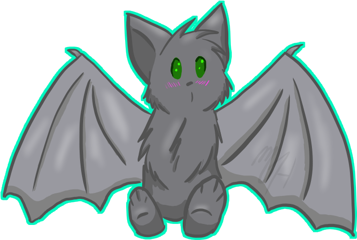 Bat Chibi By Mo-fox - Chibi Bat (900x600)