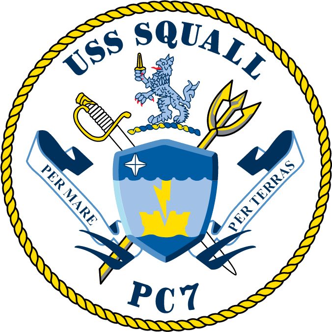 Uss Squall Pc7 - 3.8 Inch Navy Uss Squall Pc-7 Vinyl Transfer Decal (676x676)