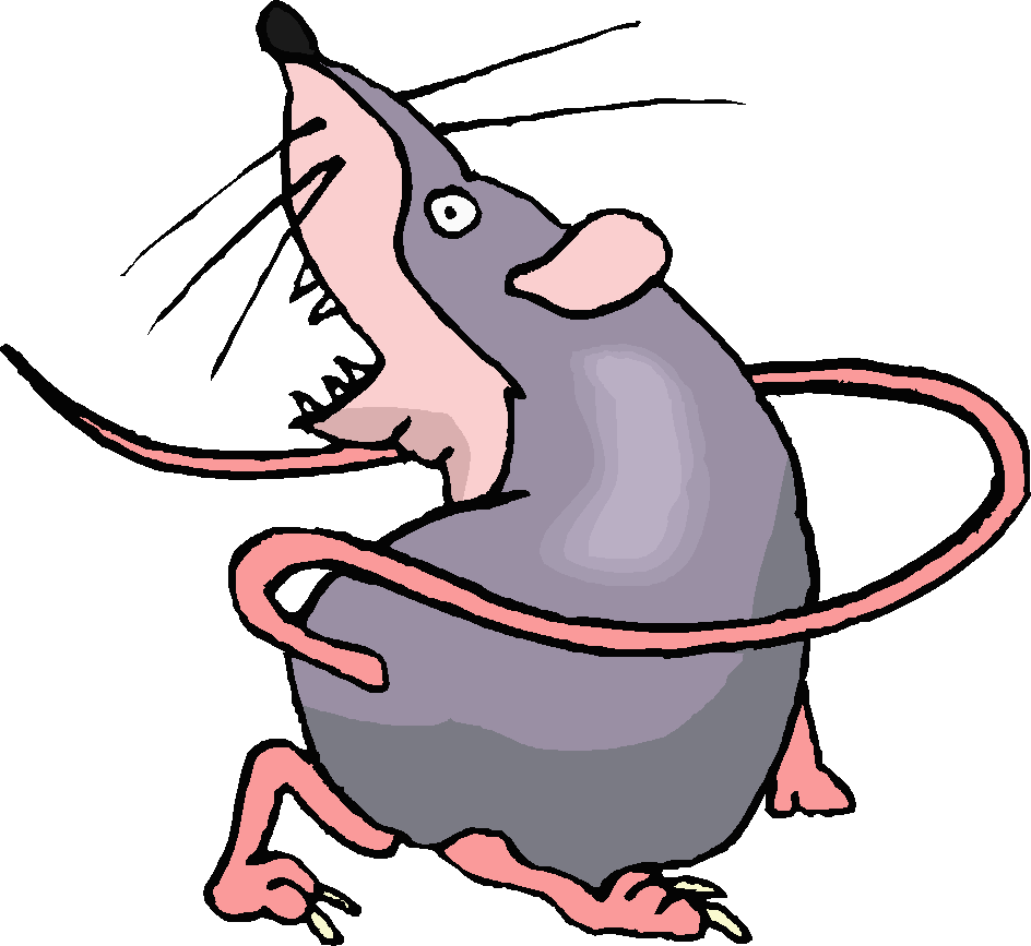 A Cartoon Illustration Of A Mouse Looking Mad - Rat Cartoon Transparent (944x867)