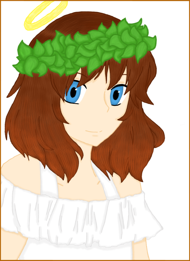 Young Mother Nature By Shadow-bahar - Drawings Of Mother Nature Easy (762x1048)