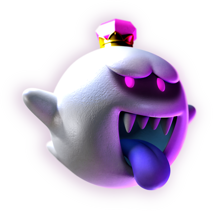 King Boo Poster By Drybowzillajp - King Boo Luigi Mansion Dark Moon (2812x2789)